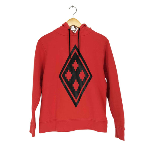 マルセロバーロン MARCELO BURLON プリントプルオーバーパーカー メンズ